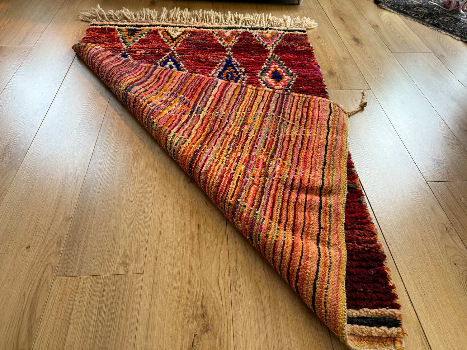 Warm vintage Berber tapijt – 154 × 102 cm