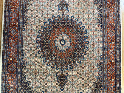 Handgeknoopt Oosters vintage tapijt – 310 × 200 cm – Professioneel gereinigd