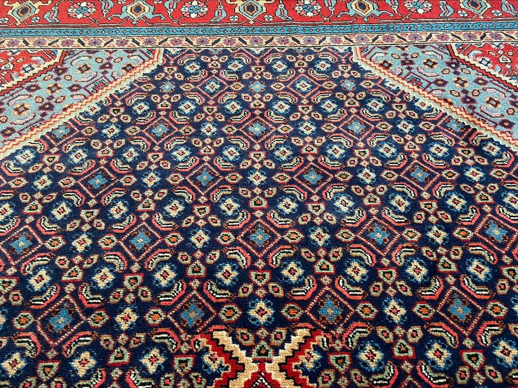 Groot ongebruikt Vintage handgeknoopt tapijt Oosterse Bidjar stijl 𝟑𝟎𝟎- 𝟏𝟖𝟕 𝐜𝐦