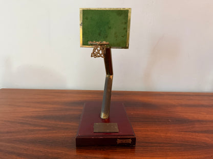 Troféu vintage de basquetebol – objeto escultórico de 1987