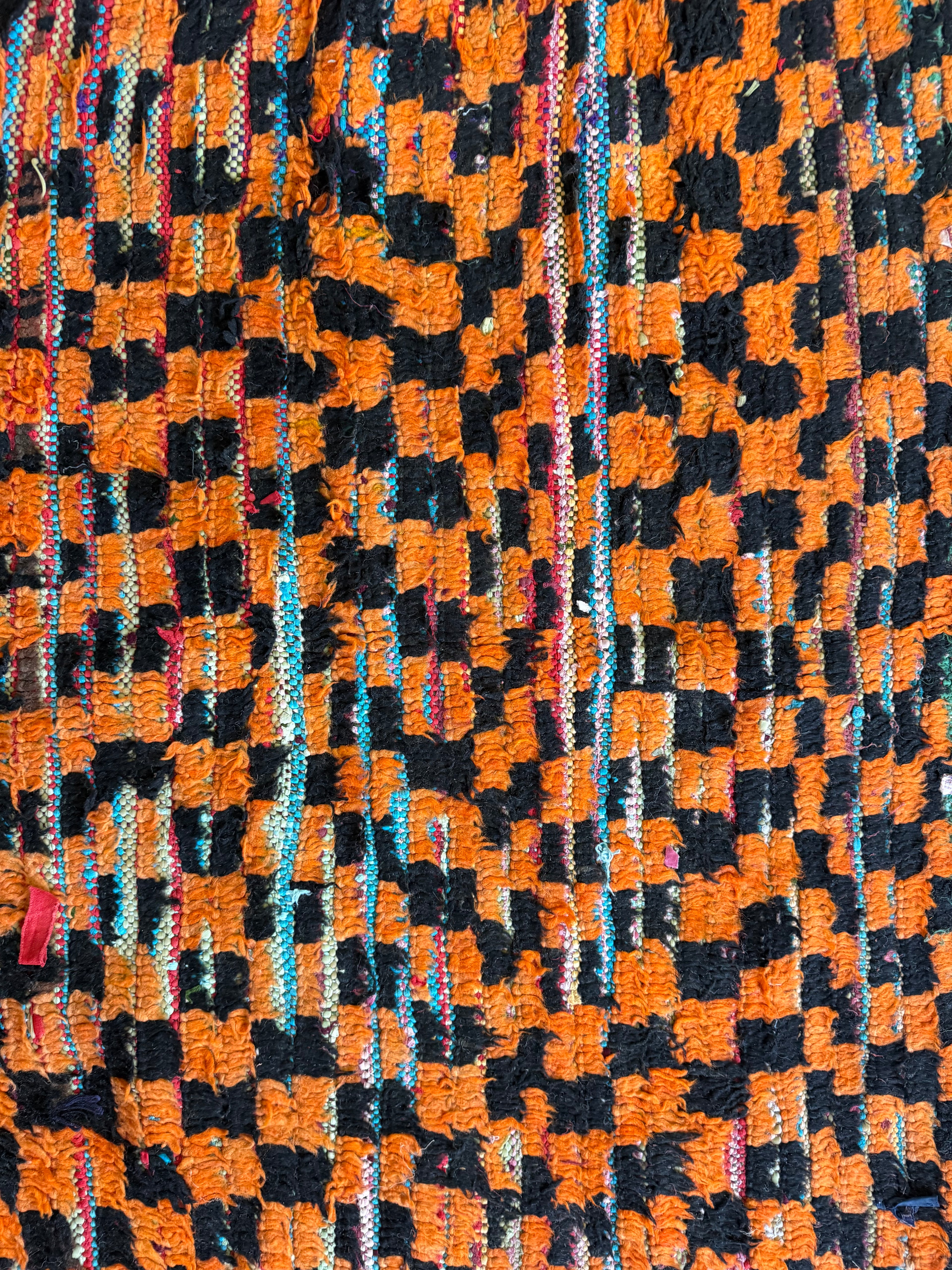 Vintage Boucherouite Rug – 211 × 120 cm