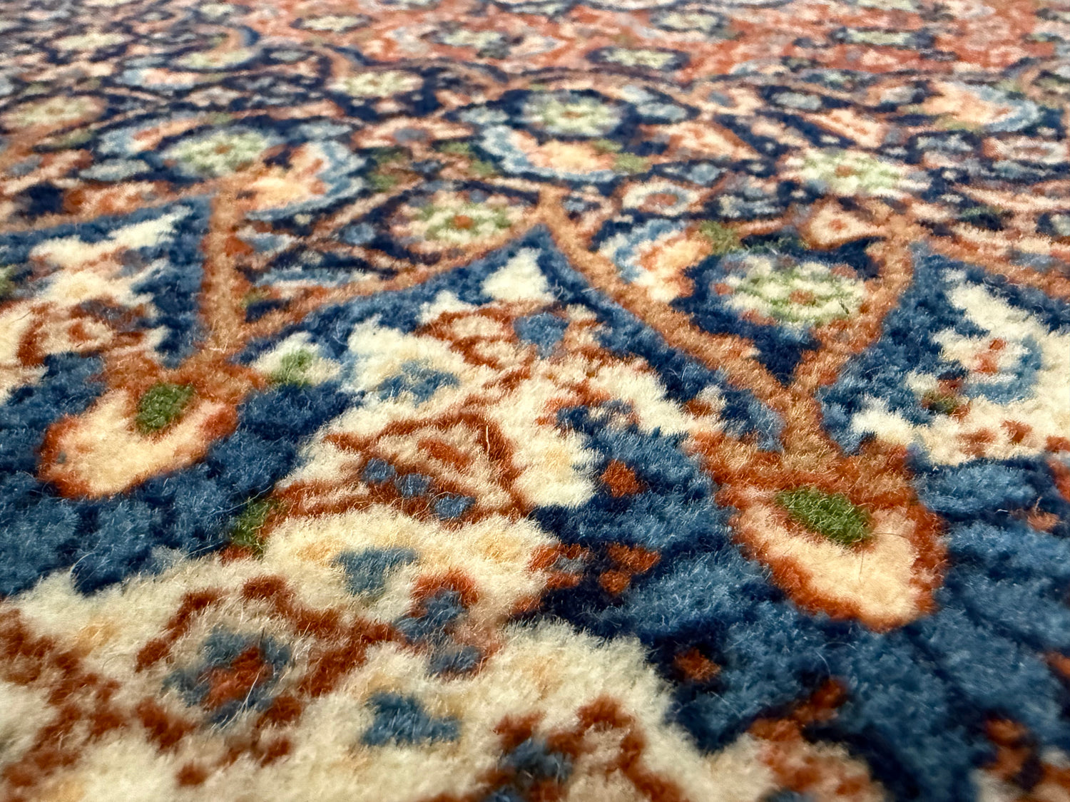 Handgeknoopt Oosters vintage tapijt – 310 × 200 cm – Professioneel gereinigd