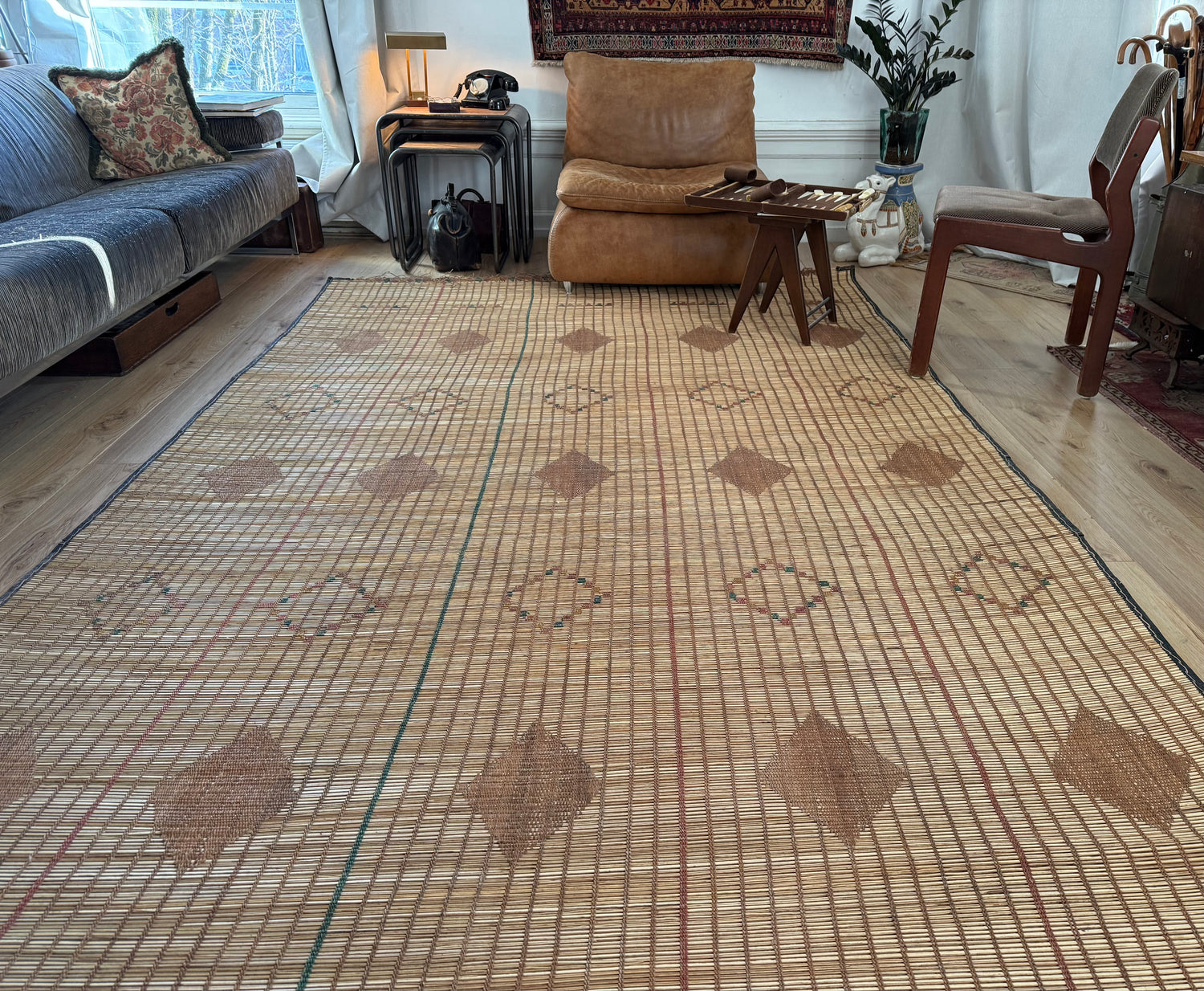 Grand Old Tuareg Rug — 360 × 194 cm