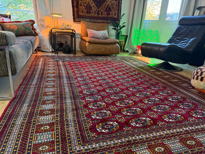 Handgeknoopt Bokhara tapijt – ca. 320 × 223 cm