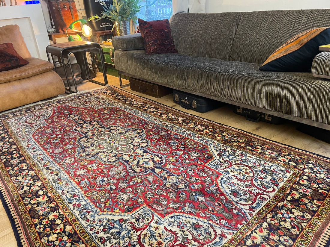 Handgeknoopt Oosters tapijt – ca. 256 × 139 cm