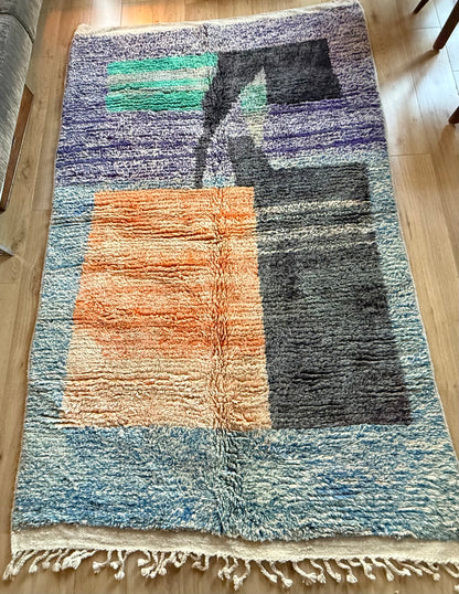 Modernist Berber design carpet – ca. 1990–2010 – 269 × 168 cm