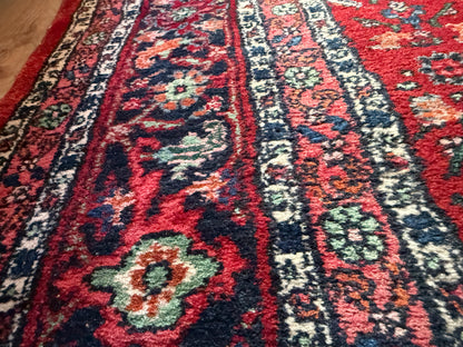 Grande tappeto persiano vintage Hosseinabad – 356 × 242 cm, risalente circa al 1960