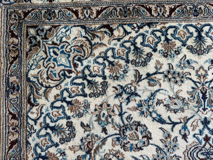 Hand-knotted vintage oriental Nain rug – approx. 245 × 345 cm