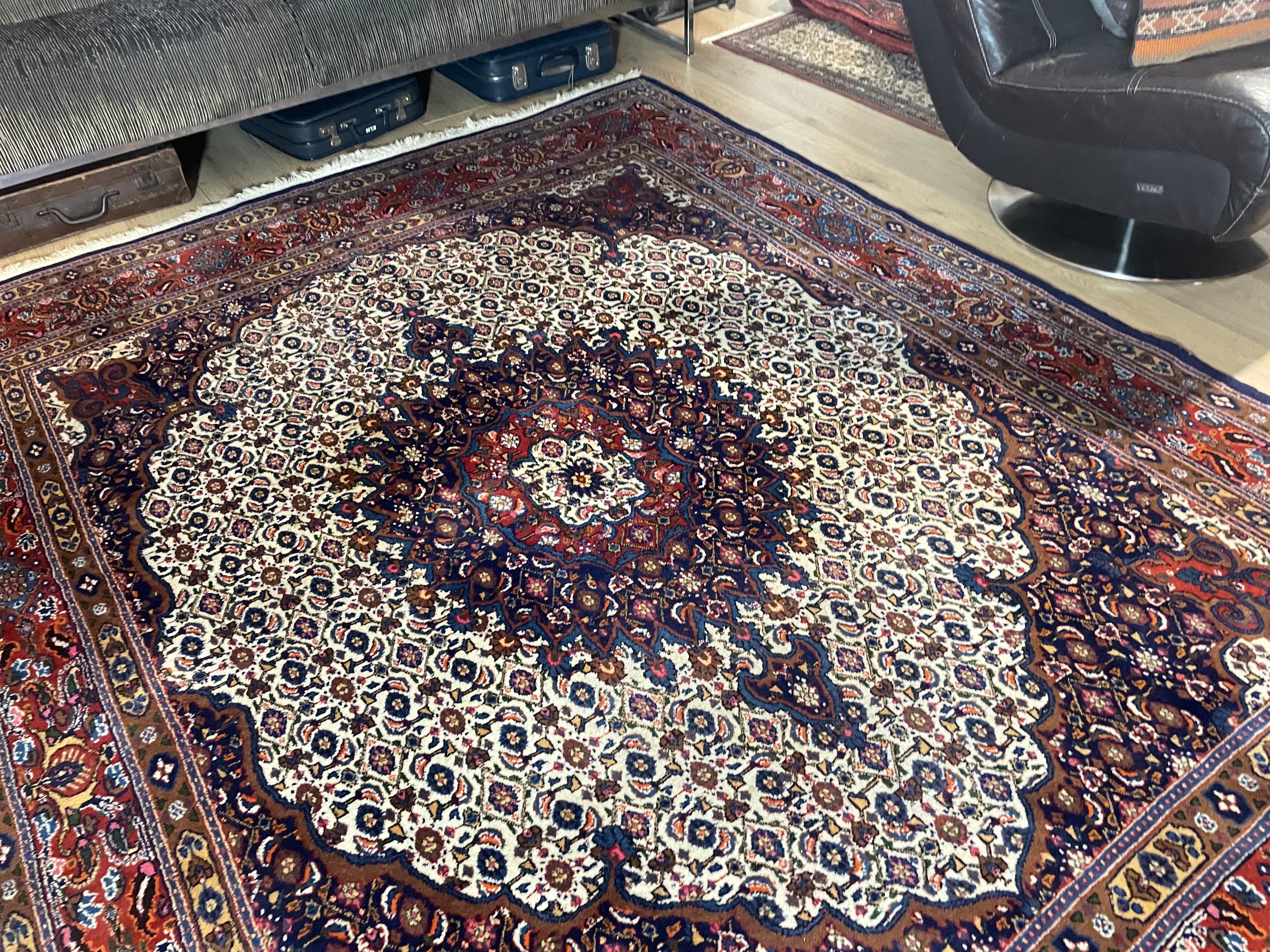 Handgeknoopt Oosterse Moud stijl tapijt – ca. 255 × 198 cm