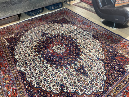 Handgeknoopt Oosterse Moud stijl tapijt – ca. 255 × 198 cm
