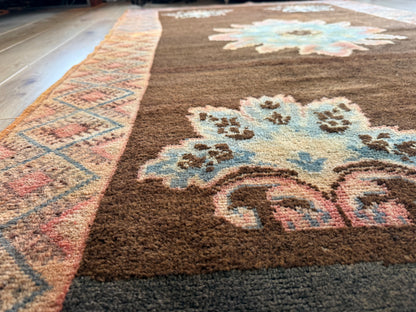 Vintage Marokkaans tapijt – 255 × 141 cm – ca. 1970–1990