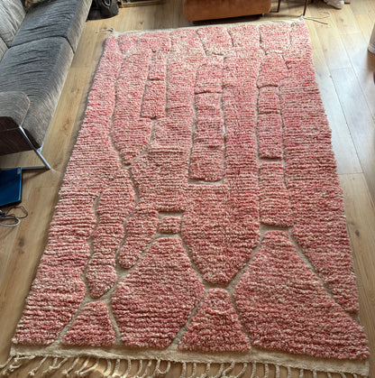 Vintage Marokkaans handgeknoopt tapijt – 315 × 194 cm