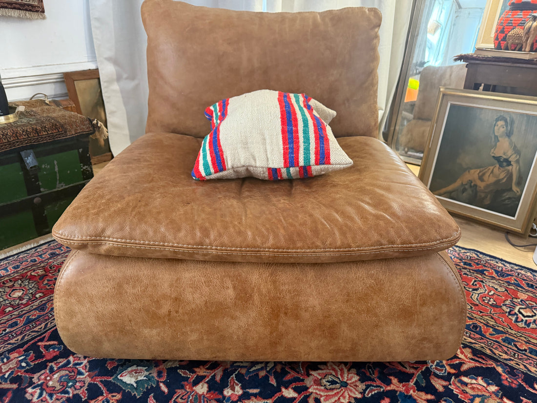 Coussin fait main en tapis marocain vintage – env. 30 × 20 cm