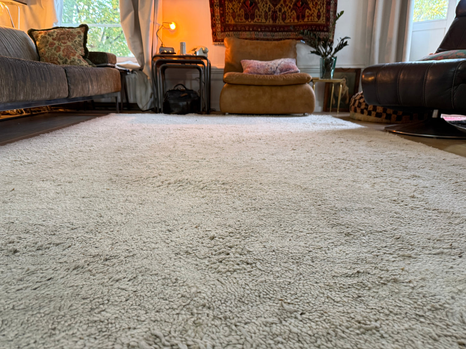 Handgeknoopt Berber tapijt – ca. 295 × 198 cm luxe atelier uitvoering