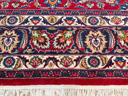 Großer Vintage-Perser-Medaillonteppich – 300 × 290 cm