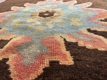 Vintage Marokkaans tapijt – 255 × 141 cm – ca. 1970–1990