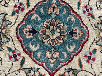 Groot Oosters Tabriz stijl tapijt 350 x 220 handgeknoopt vintage