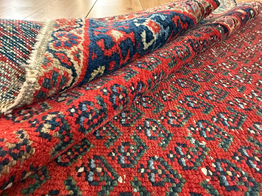 Handgeknoopt vintage tapijt – Zuidelijke Kaukasus – ca. 202 × 133 cm