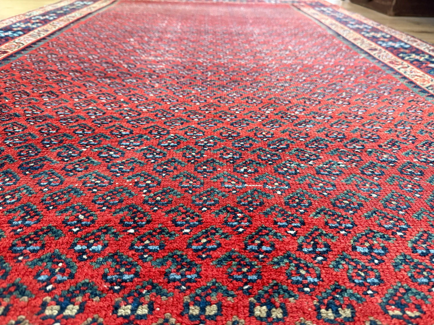 Handgeknoopt vintage tapijt – Zuidelijke Kaukasus – ca. 202 × 133 cm