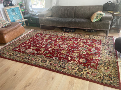 Handgeknoopt vintage Oosters tapijt – ca. 265 × 162 cm