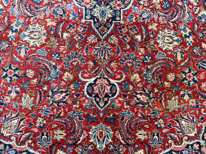 Vintage hand-knotted classic carpet 243 × 148 cm