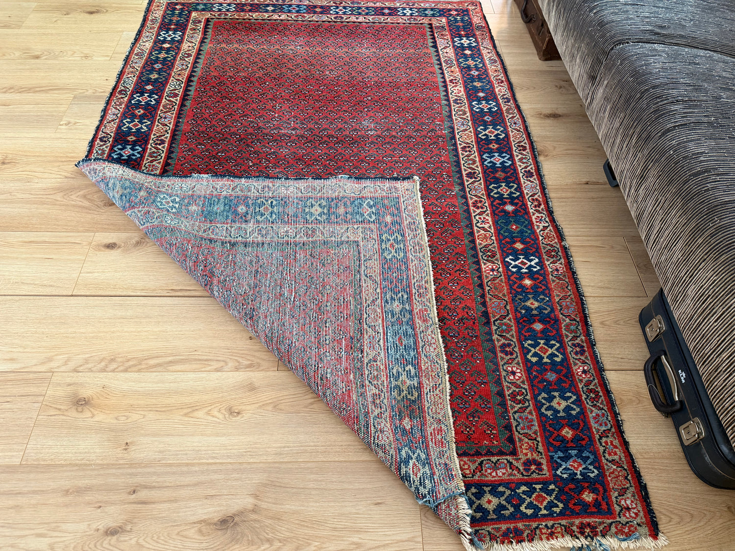 Handgeknoopt vintage tapijt – Zuidelijke Kaukasus – ca. 202 × 133 cm
