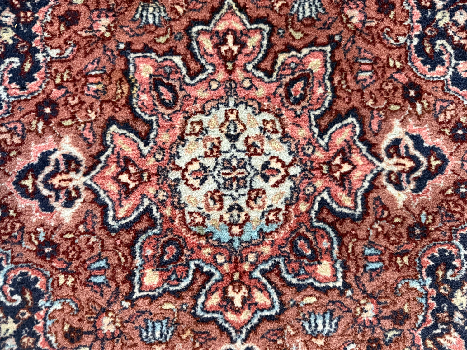 Handgeknoopt vintage Tabriz-stijl tapijt – ca. 208 x 128 cm