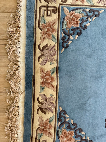 vintage Chinees Deco-tapijt – ca. 155 × 248 cm