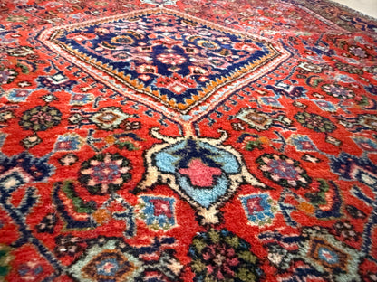 Vintage klassiek handgeknoopt tapijt – ca. 192 × 106 cm