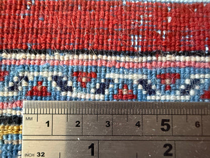 Vintage hand-knotted classic carpet 243 × 148 cm