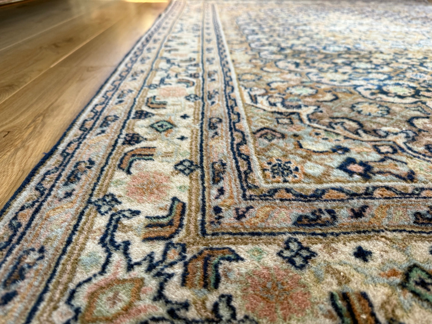 Handgeknoopt vintage klassiek tapijt – ca. 220 × 148 cm