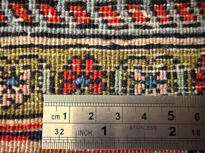 Vintage klassiek handgeknoopt tapijt – ca. 192 × 106 cm