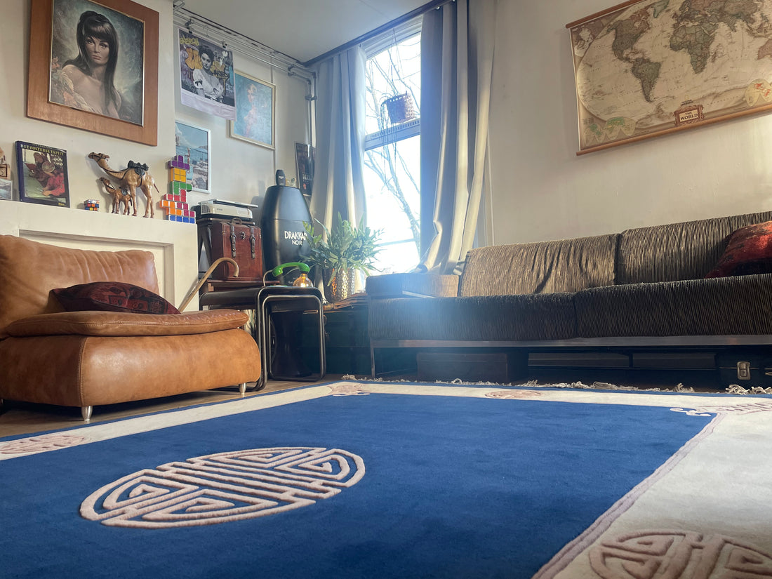 Chinees handgeknoopt tapijt – ca. 320 × 196 cm