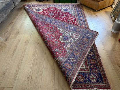 Handgeknoopt vintage Tabriz tapijt – ca. 301 × 205 cm