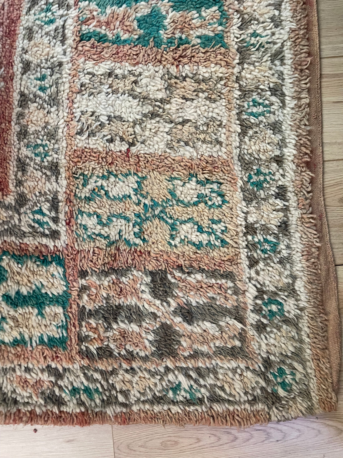 Handgeknoopt vintage Marokkaans tapijt – ca. 335 × 190 cm