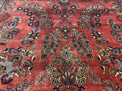 Handgeknoopt Oosterse Sarough tapijt – India – ca. 295 × 202 cm
