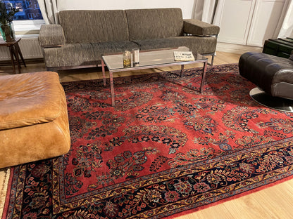 Handgeknoopt Oosterse Sarough tapijt – India – ca. 295 × 202 cm