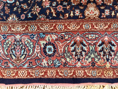 Handgeknoopt vintage Tabriz-stijl tapijt – ca. 208 x 128 cm
