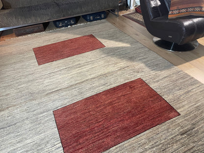 Handgeknoopt Gabbeh-stijl tapijt – ca. 282 × 190 cm