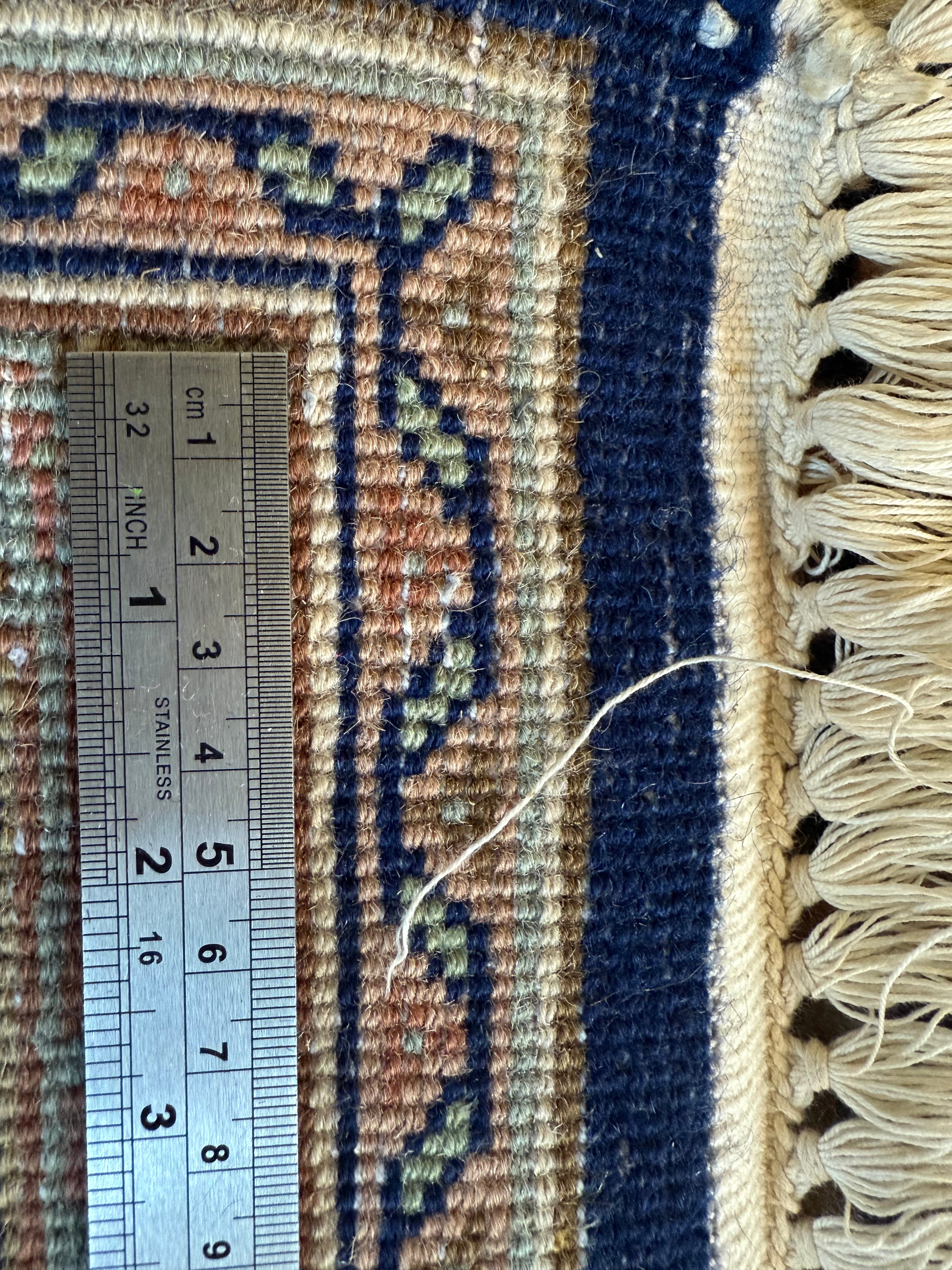 Handgeknoopt vintage klassiek tapijt – ca. 220 × 148 cm