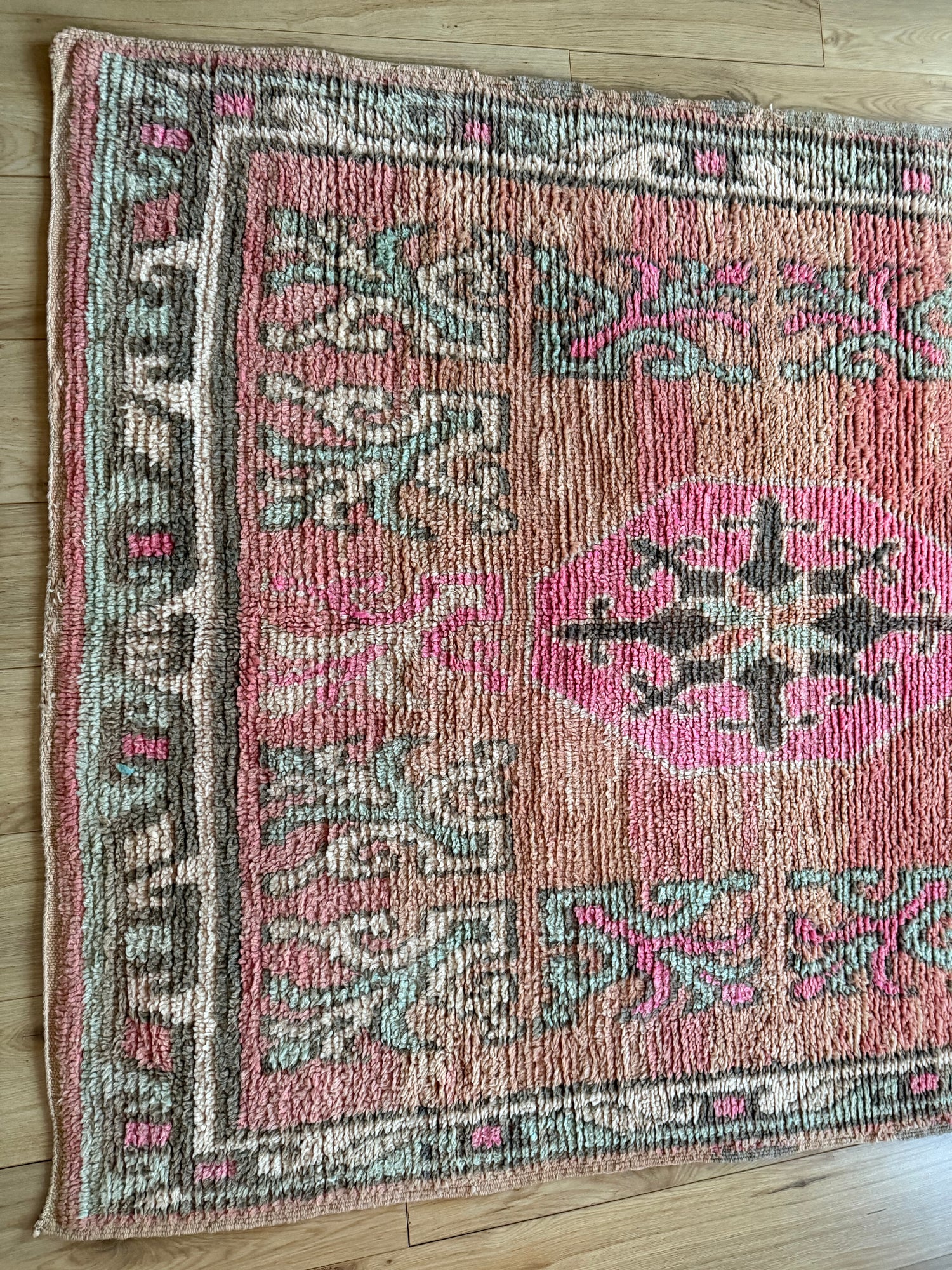 Vintage Marokkaans tapijt – 243 × 148 cm