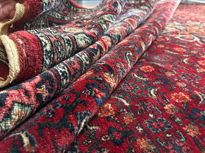 Grande tappeto persiano vintage Hosseinabad – 356 × 242 cm, risalente circa al 1960
