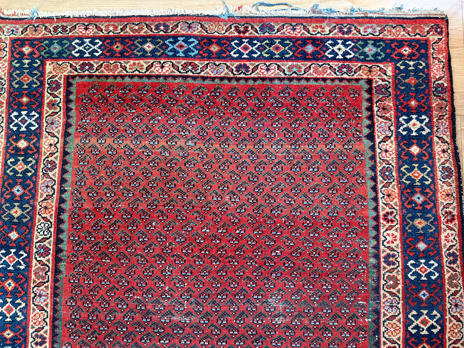 Handgeknoopt vintage tapijt – Zuidelijke Kaukasus – ca. 202 × 133 cm