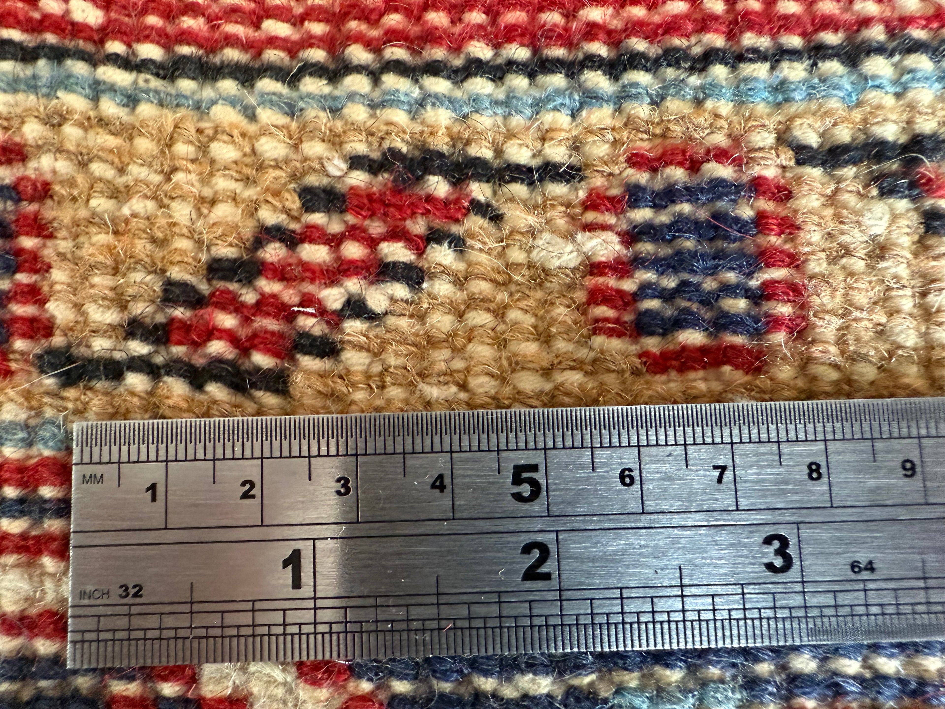 handgeknoopt Oosters Vintage tapijt Kashan stijl  215 x 345 cm
