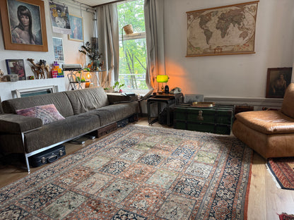 Handgeknoopt vintage Oosters India Bachtiari stijl tapijt – ca. 310 × 206 cm