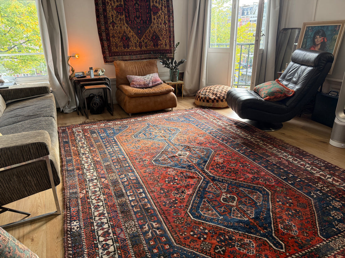 Handgeknoopt wollen tapijt – ca. 326 × 227 cm