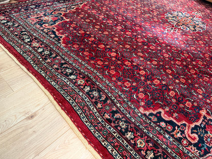 Grande tappeto persiano vintage Hosseinabad – 356 × 242 cm, risalente circa al 1960