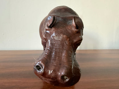 Vintage Leather Hippopotamus – Understated Elegance with Character