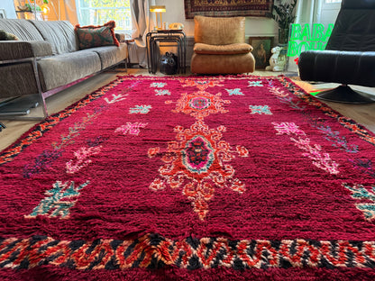 Handgeknoopt vintage Berber tapijt – 315 × 222 cm