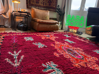 Handgeknoopt vintage Berber tapijt – 315 × 222 cm